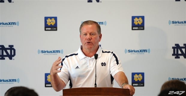 brian kelly media day notre dame